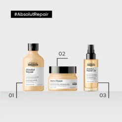 Absolut Repair Masque Restructurant Cheveux Abîmés L'Oréal 250ml 9 Absolut Repair Masque Restructurant Cheveux Abîmés L'Oréal 250ml -Soins Capillaires 3474636971039 3 60020.1684847282