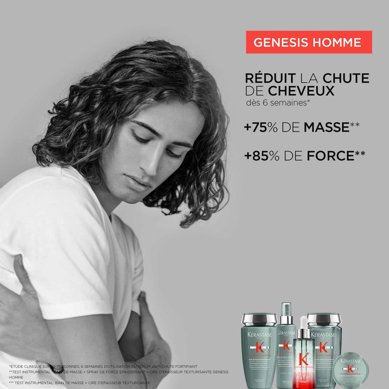 Sérum Anti-Chute Fortifiant Genesis Homme Kérastase 90ml 6 Sérum Anti-Chute Fortifiant Genesis Homme Kérastase 90ml – Image 4