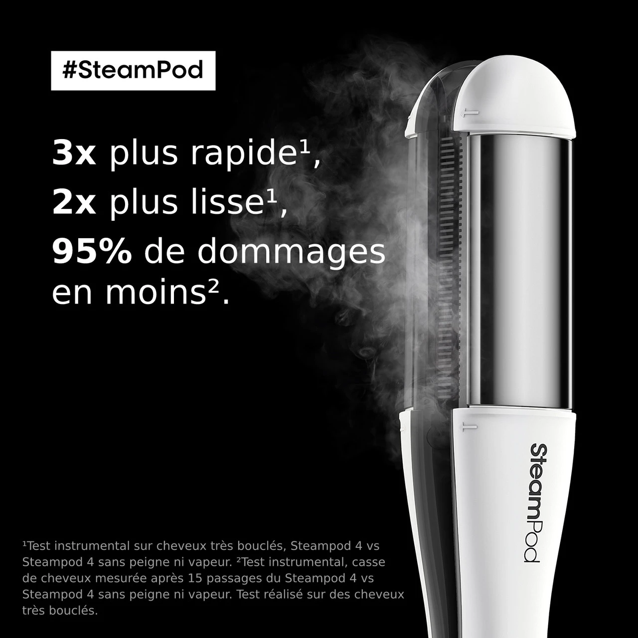 Pack Steampod 4 Cheveux Épais L'Oréal Professionnel 4 Pack Steampod 4 Cheveux Épais L'Oréal Professionnel – Image 2
