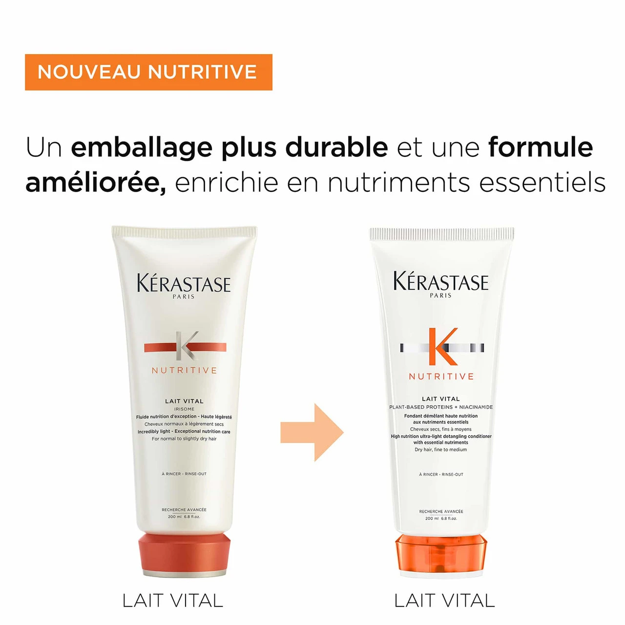 Lait Vital Nutritive Kérastase 200ml 6 Lait Vital Nutritive Kérastase 200ml – Image 4