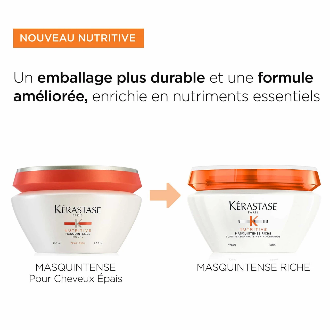 Masquintense Riche Nutritive Kérastase 200ml 5 Masquintense Riche Nutritive Kérastase 200ml – Image 3