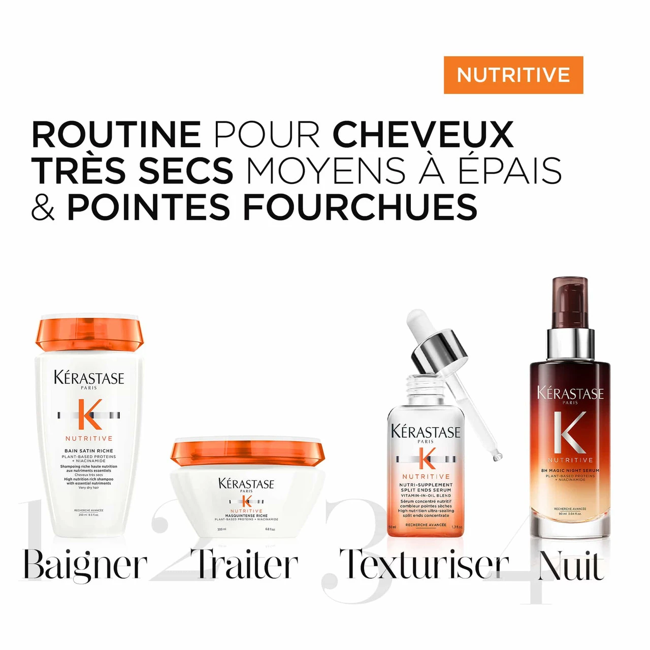 Sérum De Nuit 8h Nutritive Kérastase 90ml 7 Sérum De Nuit 8h Nutritive Kérastase 90ml – Image 5