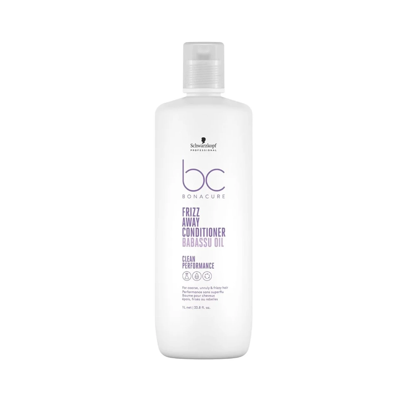Conditioner Frizz Away Bonacure Schwarzkopf 1000ml 3 Conditioner Frizz Away Bonacure Schwarzkopf 1000ml