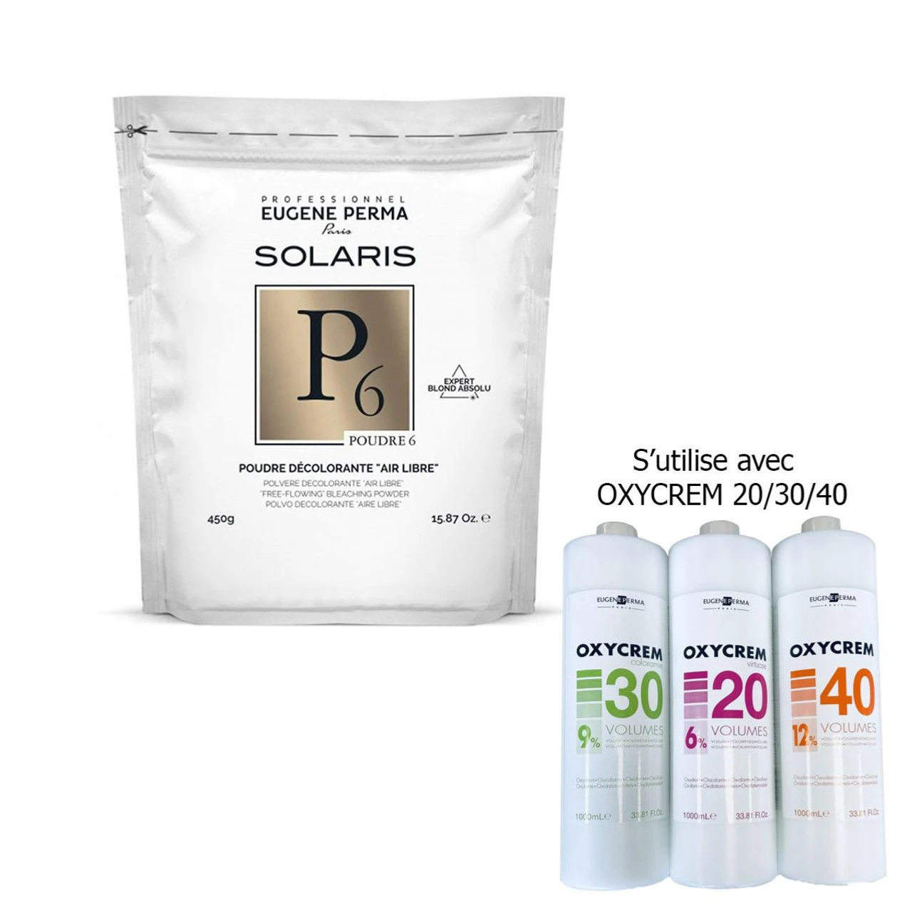 Poudre Décolorante Solaris P6 Air Libre Eugène Perma 450g 4 Poudre Décolorante Solaris P6 Air Libre Eugène Perma 450g – Image 2