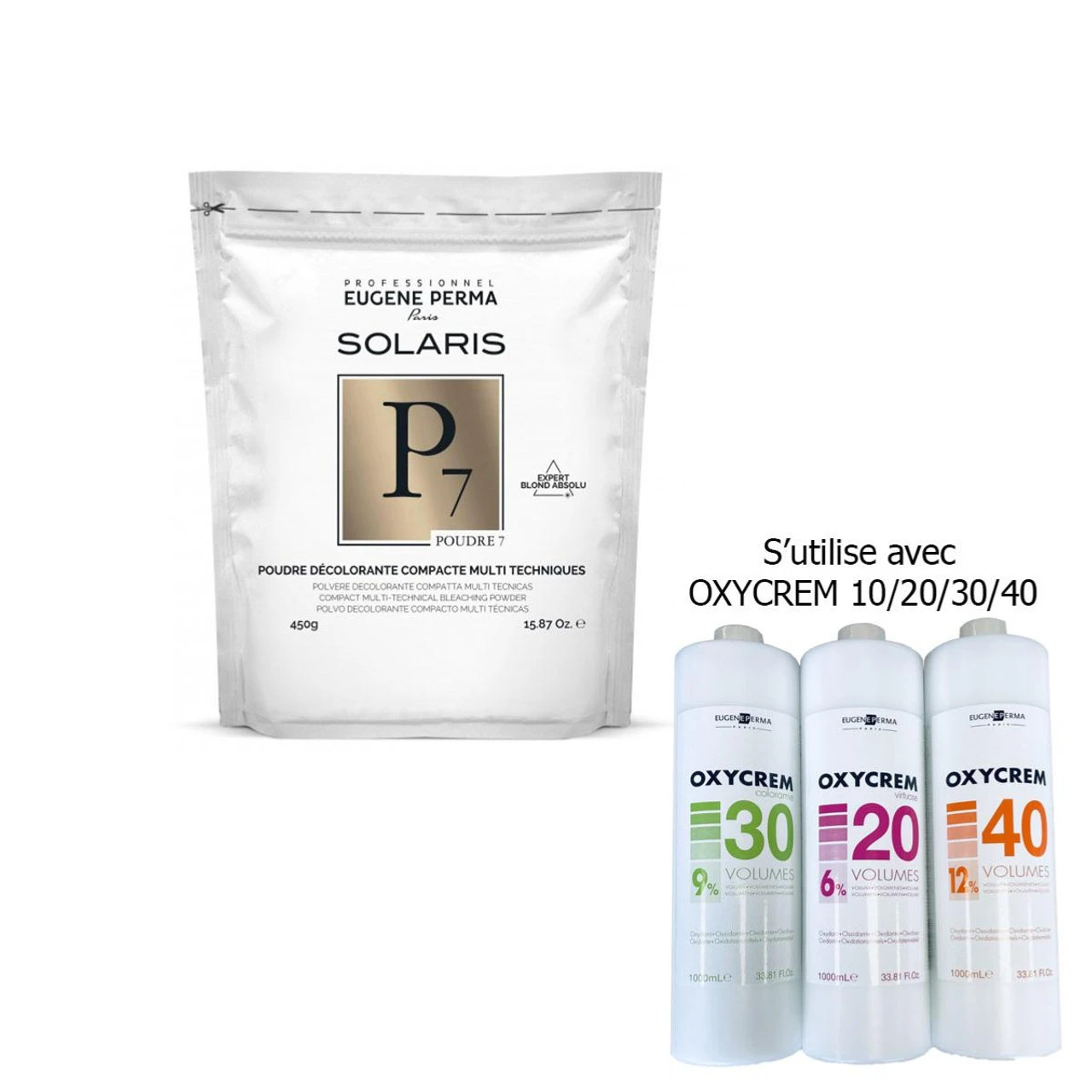 Poudre Décolorante Solaris P7 Eugène Perma 450g 4 Poudre Décolorante Solaris P7 Eugène Perma 450g – Image 2