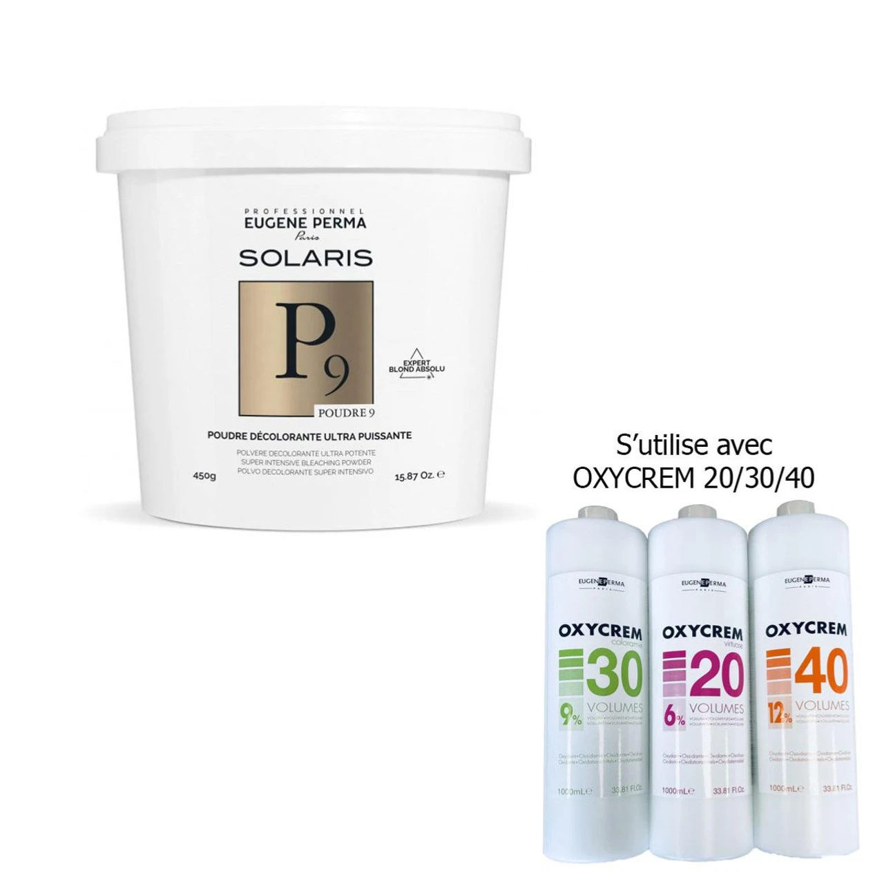 Poudre Décolorante Solaris P9 Ultra Puissante Eugène Perma 450g 4 Poudre Décolorante Solaris P9 Ultra Puissante Eugène Perma 450g – Image 2