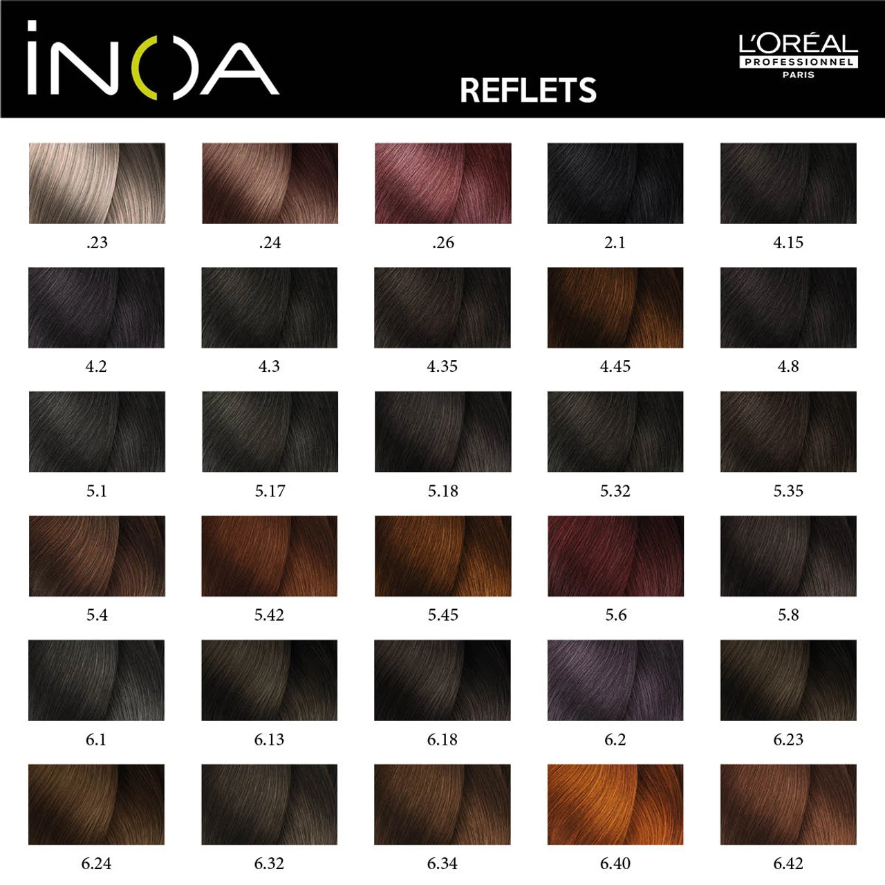 Coloration Inoa Reflets L'Oréal Professionnel 4 Coloration Inoa Reflets L'Oréal Professionnel – Image 2