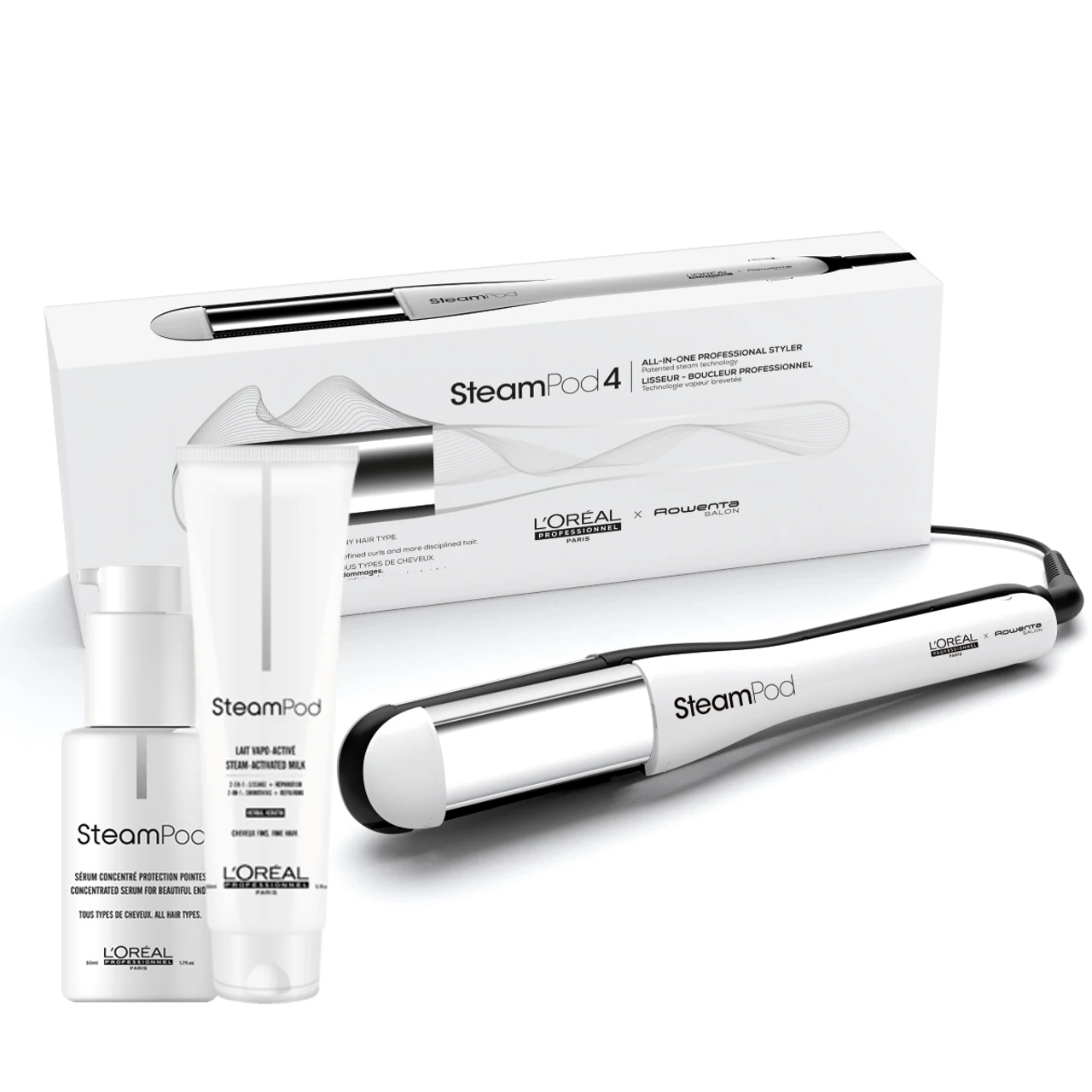 Pack Steampod 4 Cheveux Fins L'Oréal Professionnel 3 Pack Steampod 4 Cheveux Fins L'Oréal Professionnel