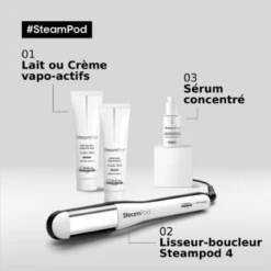 Pack Steampod 4 Cheveux Épais L'Oréal Professionnel 16 Pack Steampod 4 Cheveux Épais L'Oréal Professionnel -Soins Capillaires Sans titre 4 69526.1684922404