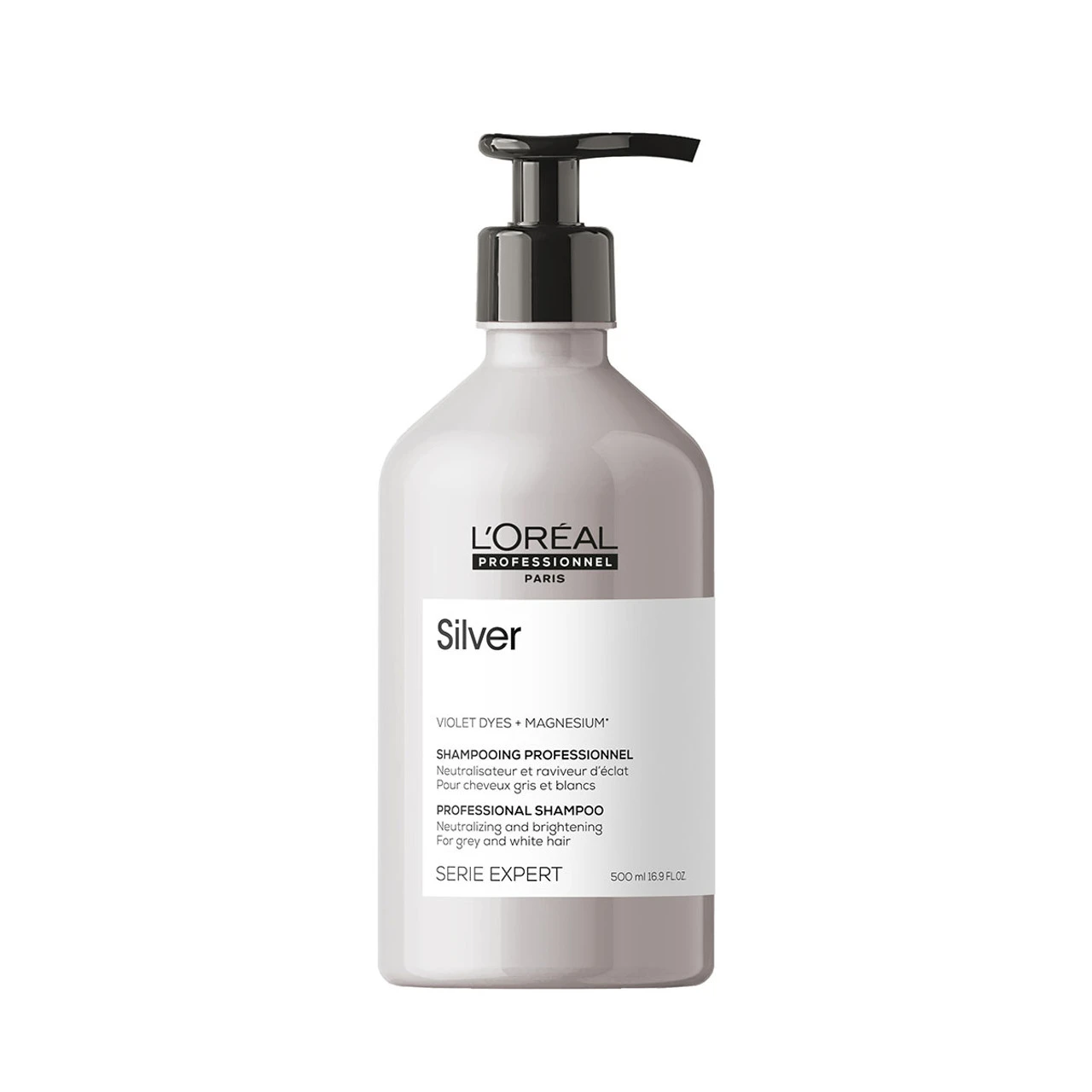 Silver Shampoing Déjaunisseur Pour Cheveux Gris L'Oréal 500ml 3 Silver Shampoing Déjaunisseur Pour Cheveux Gris L'Oréal 500ml