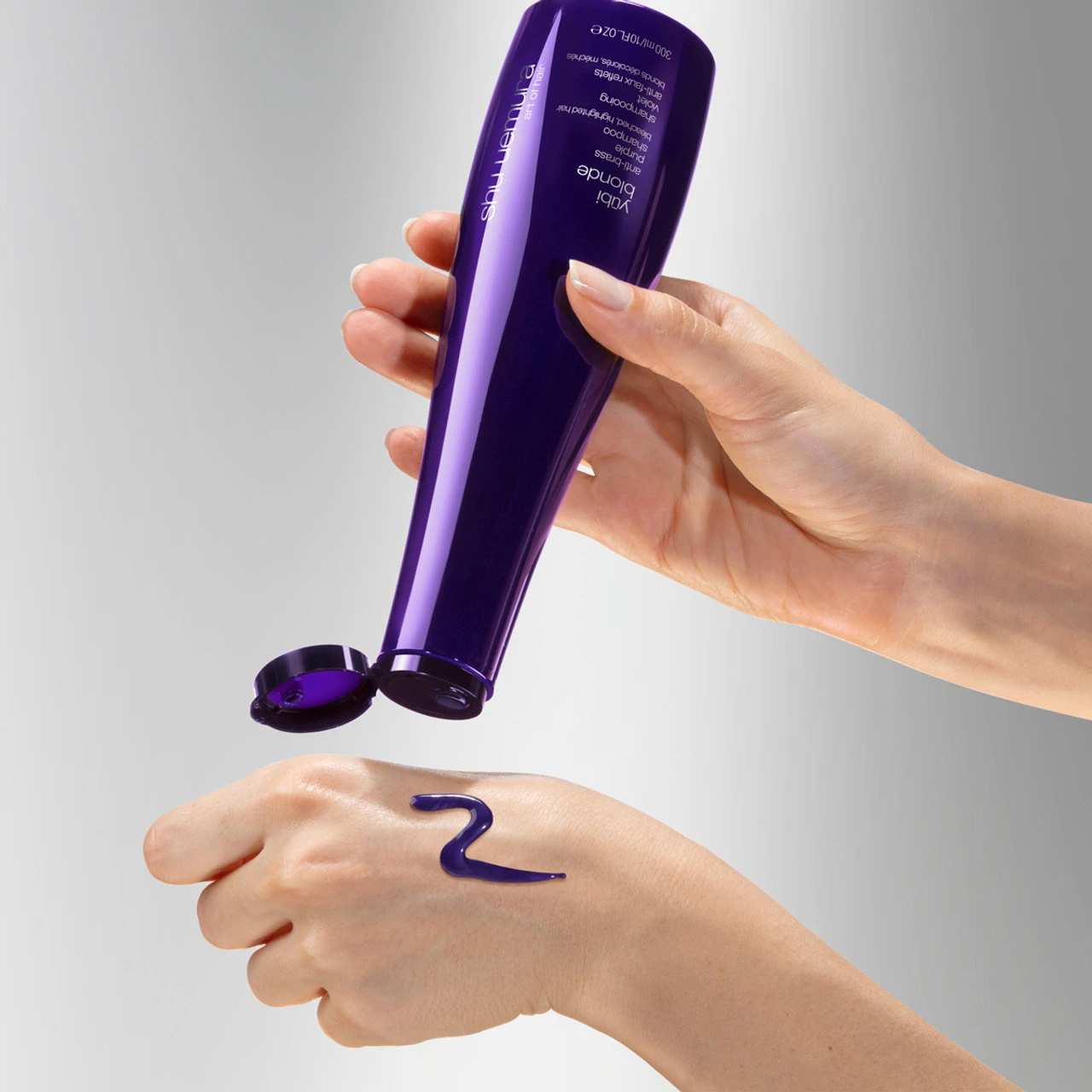 Shampooing Violet Anti-Faux Reflets Shu Uemura Yubi Blonde 300ml 4 Shampooing Violet Anti-Faux Reflets Shu Uemura Yubi Blonde 300ml – Image 2