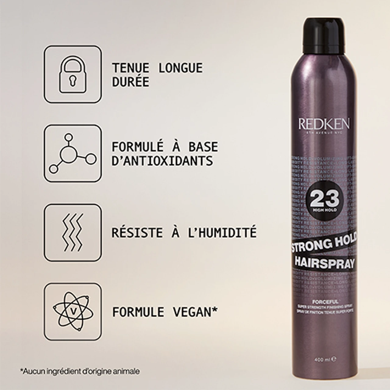 Strong Hold Hairspray 23 Redken 400ml 5 Strong Hold Hairspray 23 Redken 400ml – Image 3