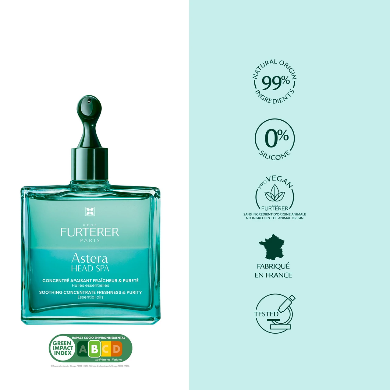 Concentré Apaisant Astera Fresh René Furterer 50ml 6 Concentré Apaisant Astera Fresh René Furterer 50ml – Image 4