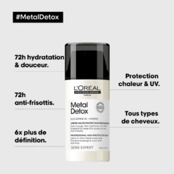 Metal Detox Crèmes Haute Protection L'Oréal 100ml -Soins Capillaires cre me metal detox explication 43315.1684847859