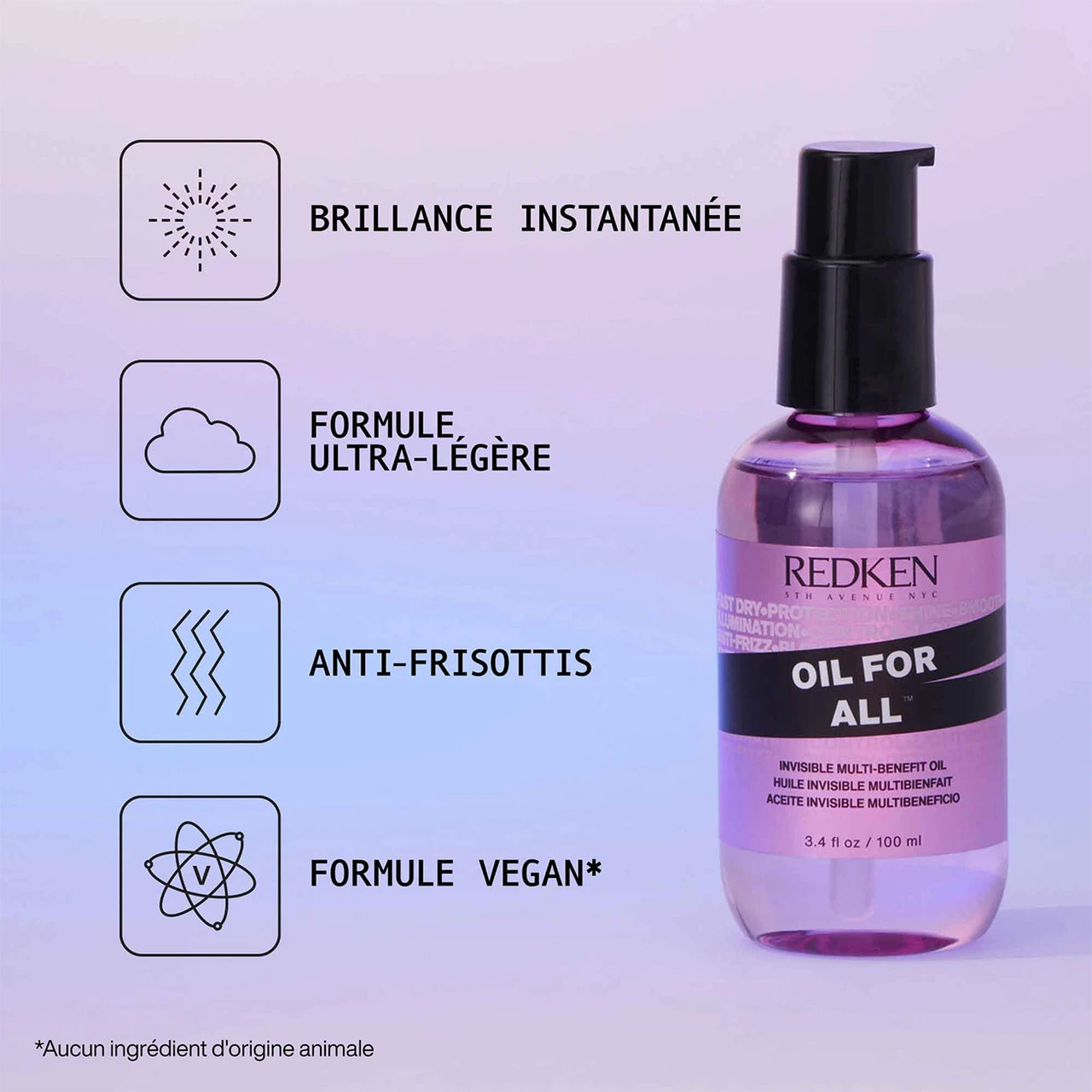 Huile Invisible MultiBienfait Redken 100ml 4 Huile Invisible MultiBienfait Redken 100ml – Image 2