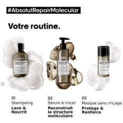 Shampooing Absolut Repair Molecular L'Oréal Professionnel 300 Ml 11 Shampooing Absolut Repair Molecular L'Oréal Professionnel 300 Ml -Soins Capillaires molecular 1 25564.1694081532.1280.1280 68640.1694081968.1280.1280 73480.1694087331