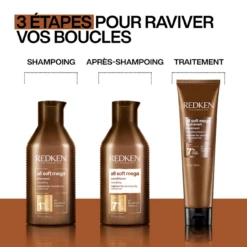Soin Sans Rinçage Hydratant All Soft Mega Curls Redken 150ml -Soins Capillaires rdk7 routine 03812.1684847326