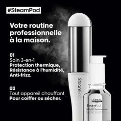 Pack Steampod 4 + Soin Lissant 3 En 1 50 Ml 7 Pack Steampod 4 + Soin Lissant 3 En 1 50 Ml -Soins Capillaires steampod 4 serum lissant 24716.1694510551